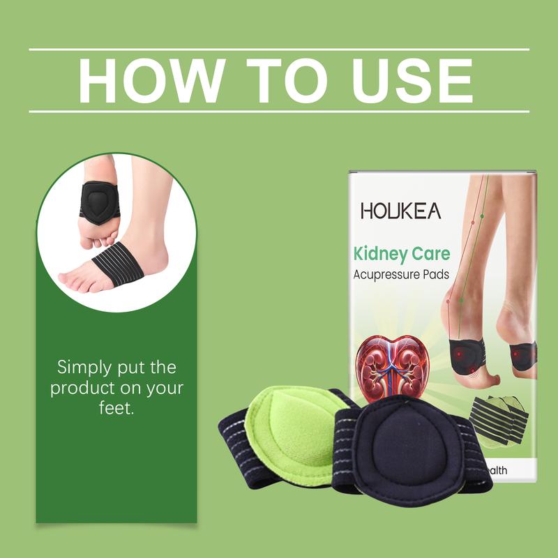 Houkea Body Care Shiatsu Pads, Foot Massage Treatments Relieve Discomfort And Comfort Daily Care Foot Pads