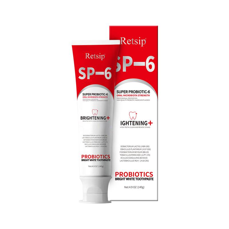 SP-6 Ultra Whitening Toothpaste & Probiotic Toothpaste - Deep Cleaning Care & Fresh Breath (2PCS) - Oral, Cleansing