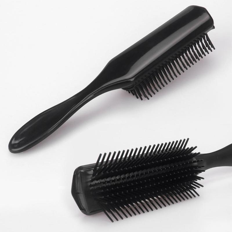 Detachable Design Hair Brush, Nine Row Comb Teeth Hair Comb, Hair Styling Comb for Women & Men