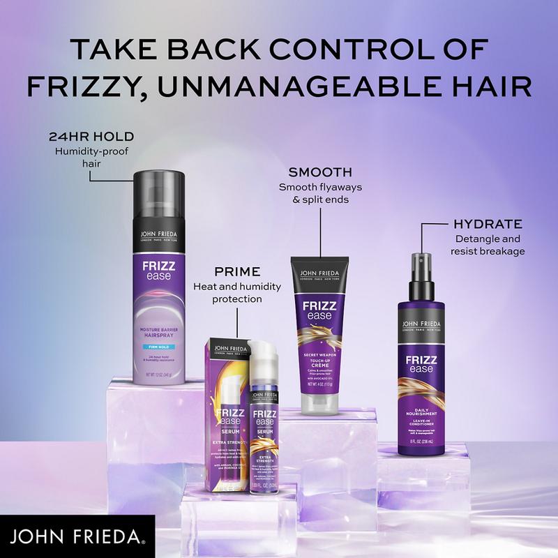 John Frieda Moisture Barrier Firm Hold Hairspray with 24 Hour Hold and Humidity Protection