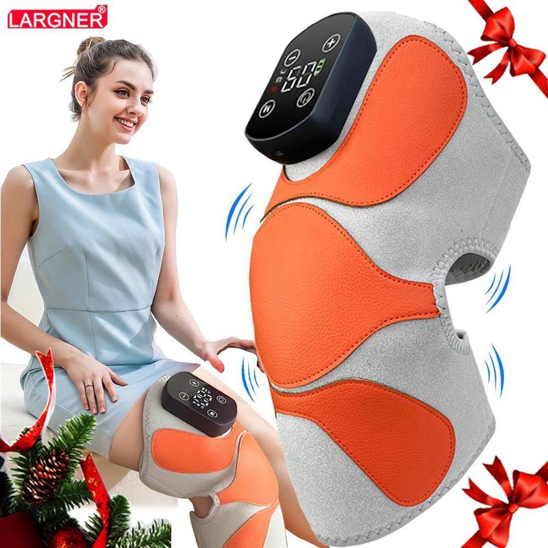 Heated Knee Massager, 1 Count Multi-functional Heated Massager with 3 Massage Modes, Knee Shoulder Elbow Massager for Home & Travel