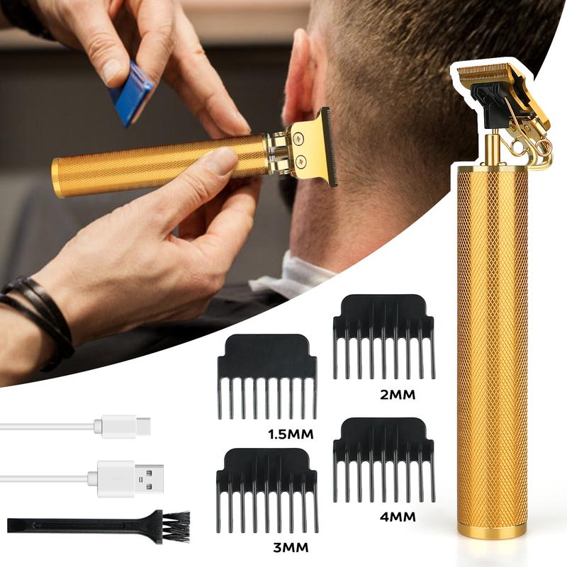 Professional Trimmer Hair Clippers Cutting Beard Cordless Barber Shaving Machine Brush Steel electric hair