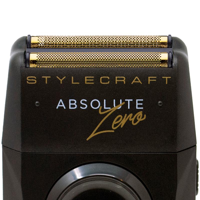 StyleCraft Absolute Zero Shaver - Professional Double Foil Cordless Shaver with Rotary Motor  Lightweight