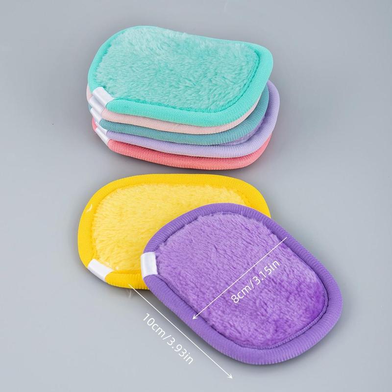 7pcs Reusable Makeup Remover Pads & 2 Set Spa Wristband Set, Double Sided Facial Cleansing Puff, Professional Skincare Tools for Women