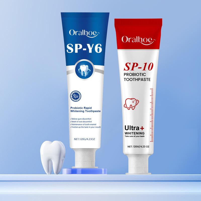 Probiotic Toothpaste, Deep Cleaning Toothpaste, Oral Care Product for Fresh Breath, Healthy Gums, Environmentally Friendly Packaging