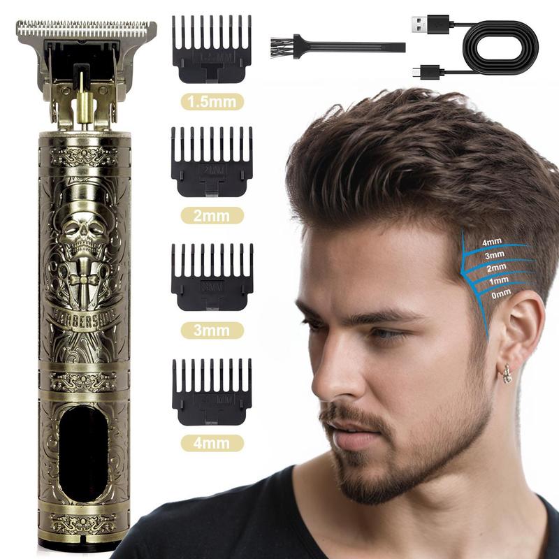 Professional Electric Hair Trimmer, 1 Box Rechargeable Hair Clipper with Limit Combs, Hair Trimmer for Men, Barber, Stylist, Barbershop, Salon