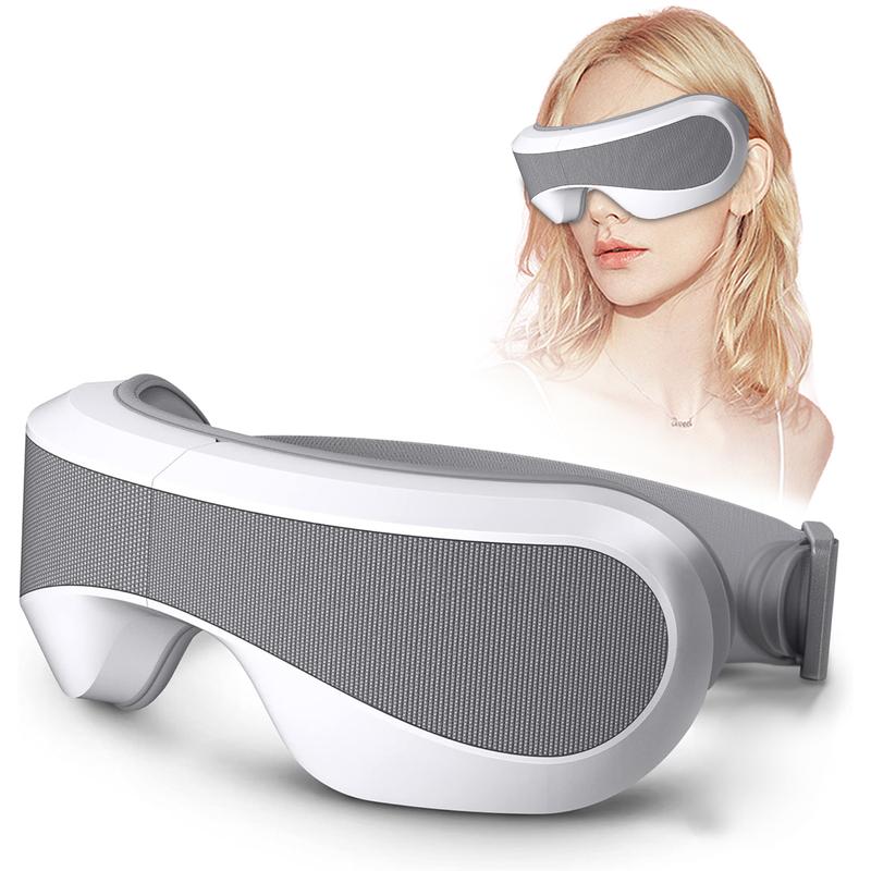 Chirstmas 2024 Eye Massager, Eye Mask with Heat Bluetooth Music, Best Birthday Gifts for Women and Men, Smart Mask for Relax Eye, Improve Sleep