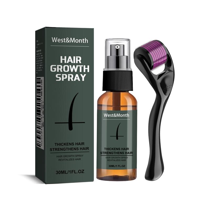 West&Month Facial Hair Spray Set Moisturizing Spray Facial Hair Treatment Boosting Beard Growth Thickening Solution