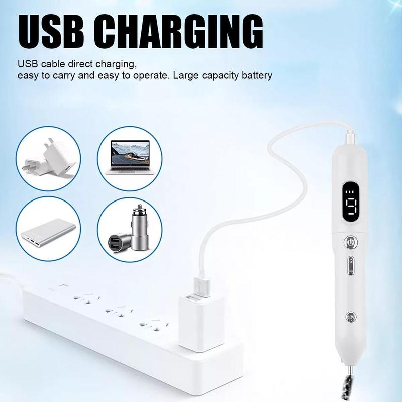 USB with Light Pen For Women & Men Home tool Kits with USB Charging, 9-level, Rechargeable, portable, adjustable level