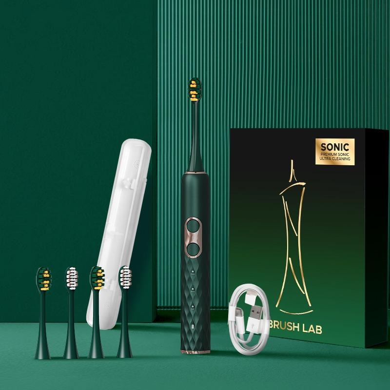 Xanadu  Sonic Electric Toothbrush for Adults - Rechargeable Electric Toothbrushes with 4 Brush Heads & Holder, Power Electric Toothbrush with Holder