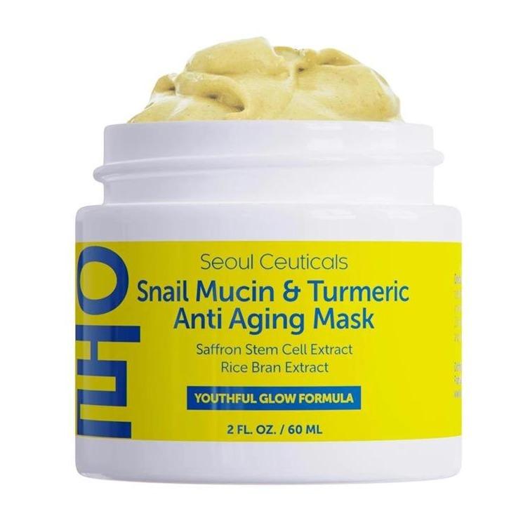 Seoul Ceuticals - Snail Mucin & Turmeric Anti Aging Mask (60ml) Skincare Skin Repair Comfort