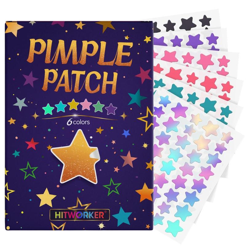 Star Shaped Pimple Patch, 240pcs box Hydrocolloid Acne Patch, Skin Care Product for All Skin Types, Waterproof Zit Patch, Christmas Gift