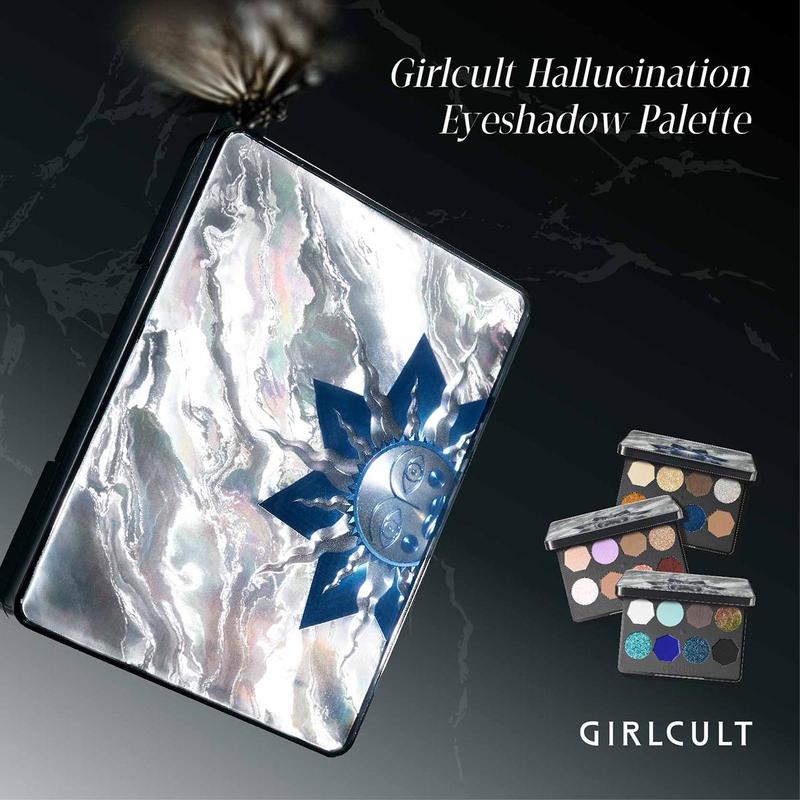 Girlcult 8 Color Eyeshadow Palette, Matte & Glitter Eye Shadows Palette, Long Lasting Shimmering Eye Shadow Makeup Products, Stocking Fillers Gift, Christmas Gift