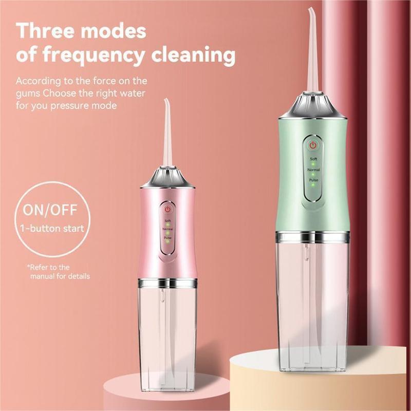 4 In 1 Water Flosser For Teeth, Cordless Water Flossers Oral Irrigator With DIY Mode 4 Jet Tips, Tooth Flosser, Portable And Rechargeable For Home Travel, For Men And Women Daily Teeth Care, Ideal For Gift, Father Day Gift Waterproof Kit Whitening