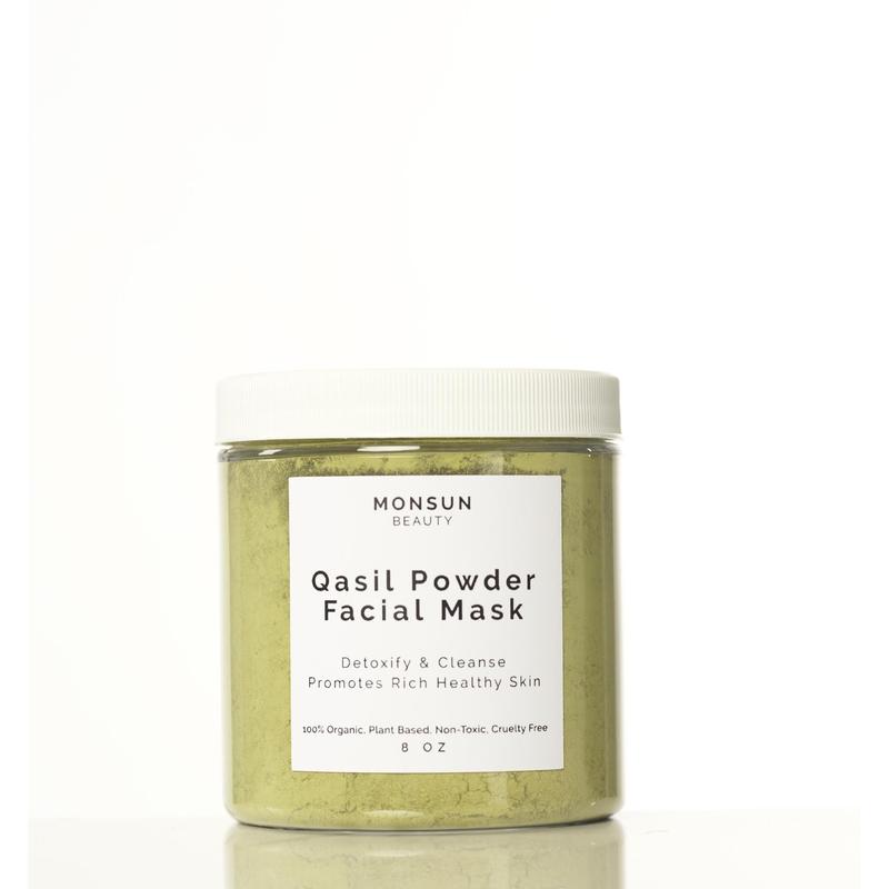 Qasil Organics 100% Pure Qasil Mask Powder for Hair and Skin. Cleansing Skincare