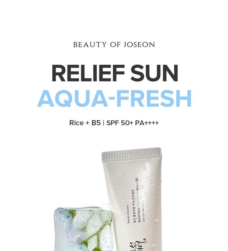 Beauty of Joseon - Relief Sun Aqua-fresh: Rice + B5 (SPF50+ PA++++)