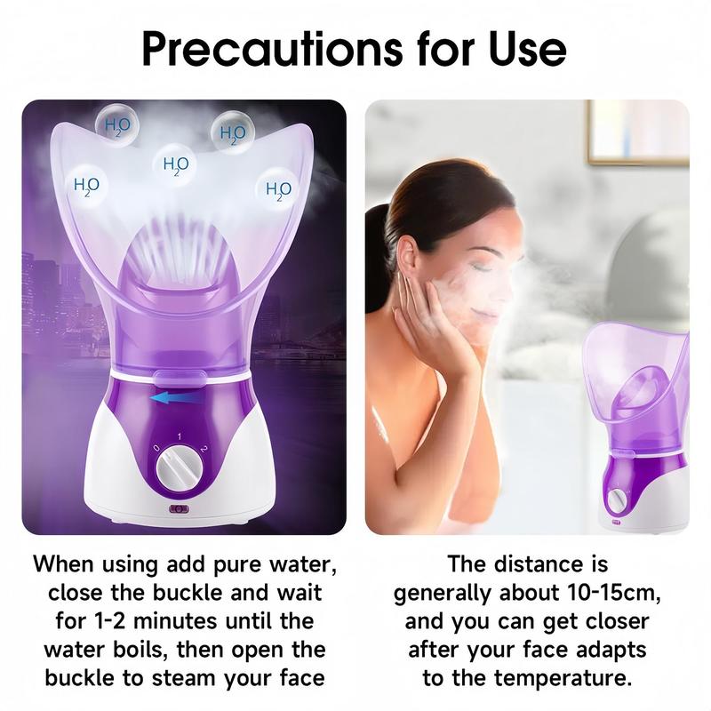 Comfort Face Beauty Skincare Steamer Summer Gift, Rechargeable Moisturizer Facial Steamer, Professional Skincare Beauty Instrument, Facial Beauty Machine, Skincare Tools