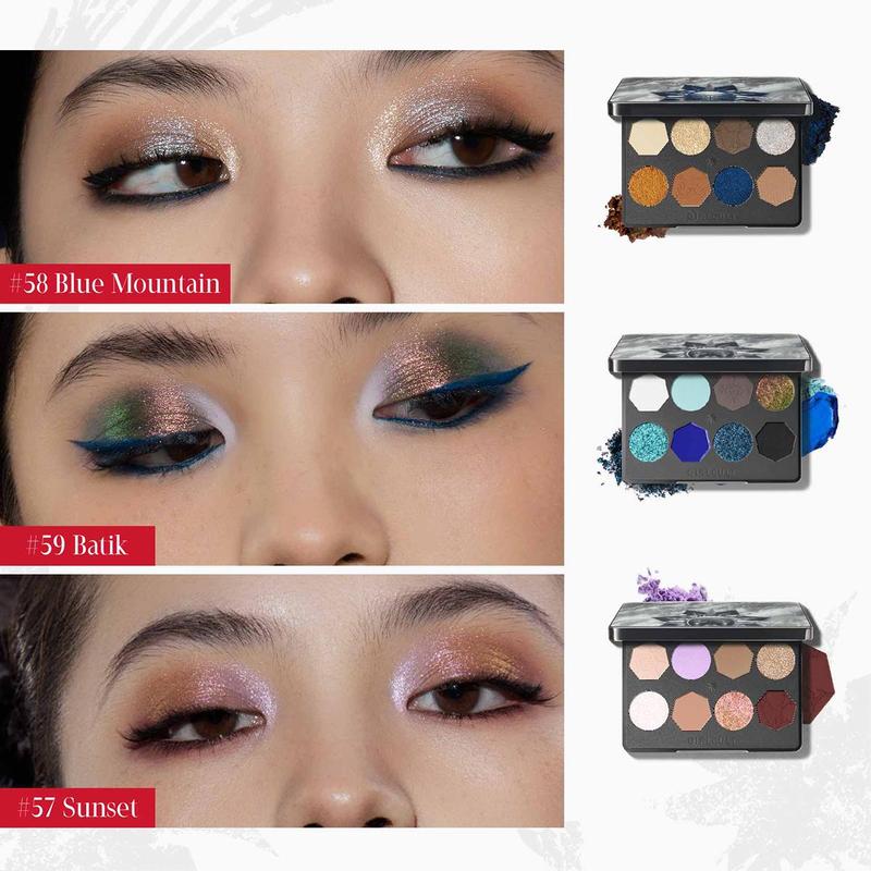 Girlcult 8 Color Eyeshadow Palette, Matte & Glitter Eye Shadows Palette, Long Lasting Shimmering Eye Shadow Makeup Products, Stocking Fillers Gift, Christmas Gift