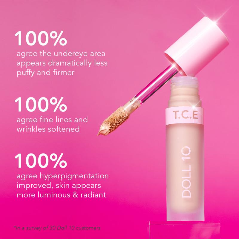 T.C.E Super Coverage Concealer With Peptides Makeup Aloe