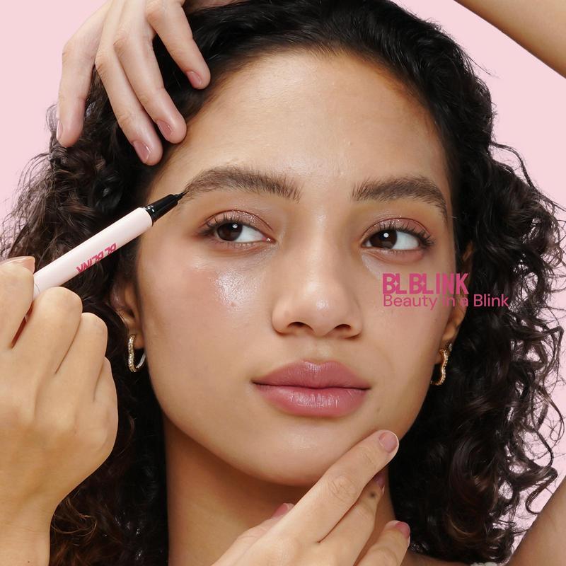 BLBLINK Dual-Ended Waterproof Brow Pencil & Tint Natural, Long-Lasting 24-Hour Smudge-Proof Makeup