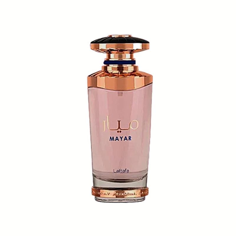 Lattafa Perfumes Mayar For Women 3.4 oz Eau De Parfum Spray Floral Fragrance Blend Jasmine Aroma Scented Cosmetic Jasmine Vanilla Violet Cologne