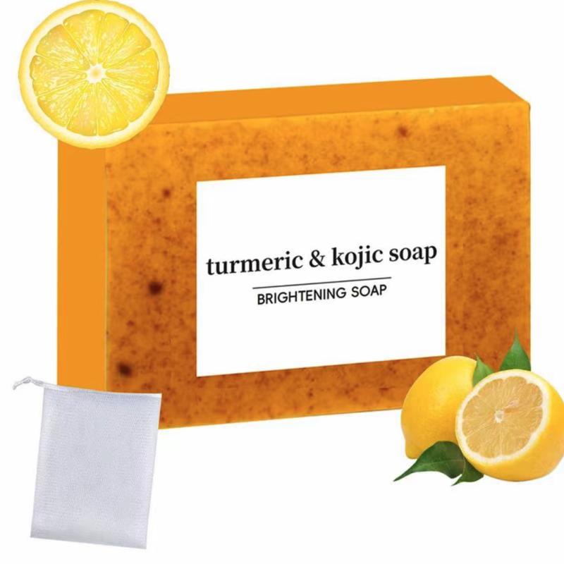 Lemon Turmeric & Kojic Acid Brighetning Soap, Kojic Acid Soap