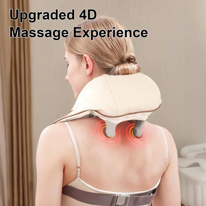 Back Massager Neck Massager  With Heat - Neck and Shoulder Massagers For Pain Relief Deep Tissue 5D Simulate Human Hand Grasping Adjustable  massager