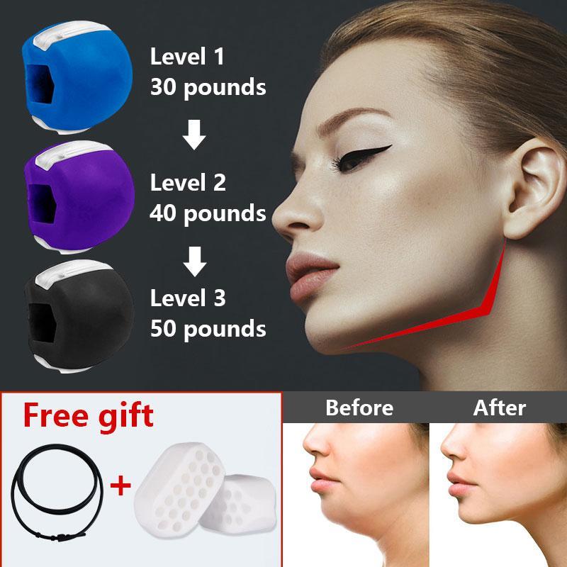 Jaw Exerciser, Silicone Jawline Fixer, 1 3 Counts Jawline Chewing Tool, Face and Neck Lifer Exercise Tool, Jaw Trainer, Personal Care Training Accessories, Gymtok