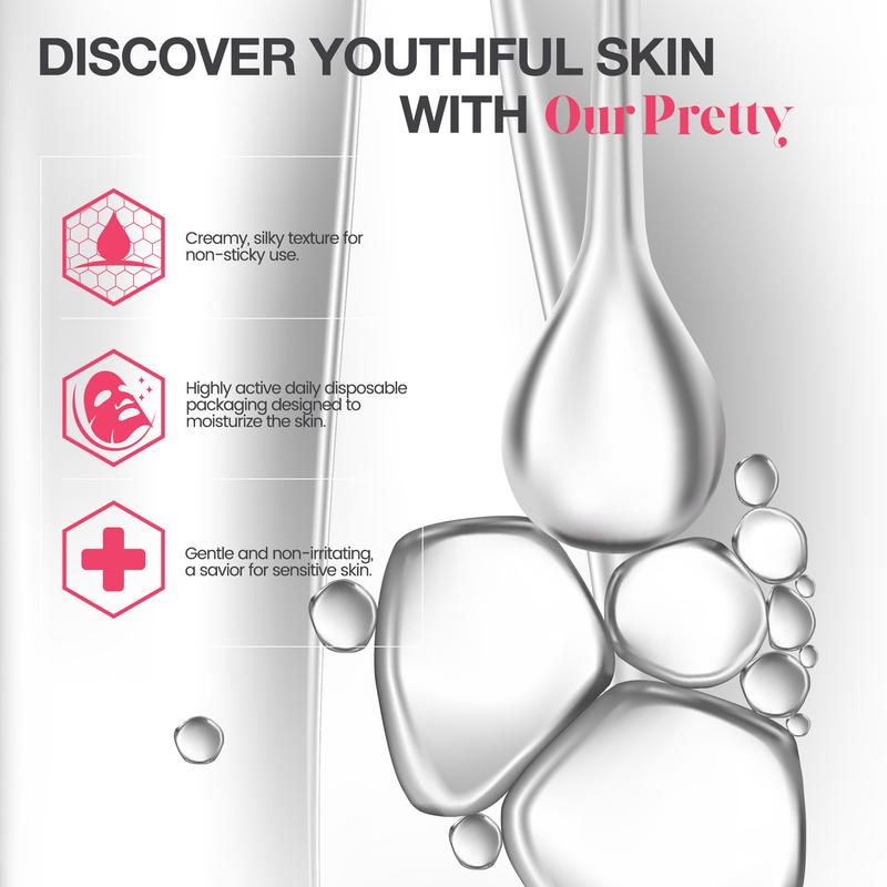 Ourpretty Anti-Gravity Nourish Soft Cream Age Reversal Facial Individually packaged  Pro-Xylane Retinol Triple Collagen Snake Venom Peptide Ceramide