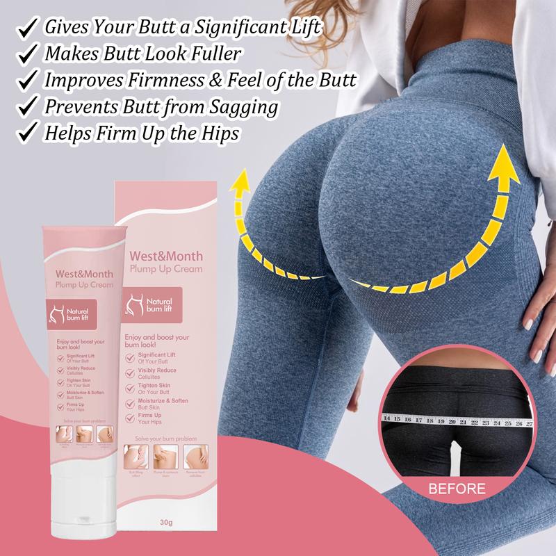 West&Mooth Body Plumping Cream Firming & Lifting Buttocks Curve Highlighting Plumping Buttocks Cream