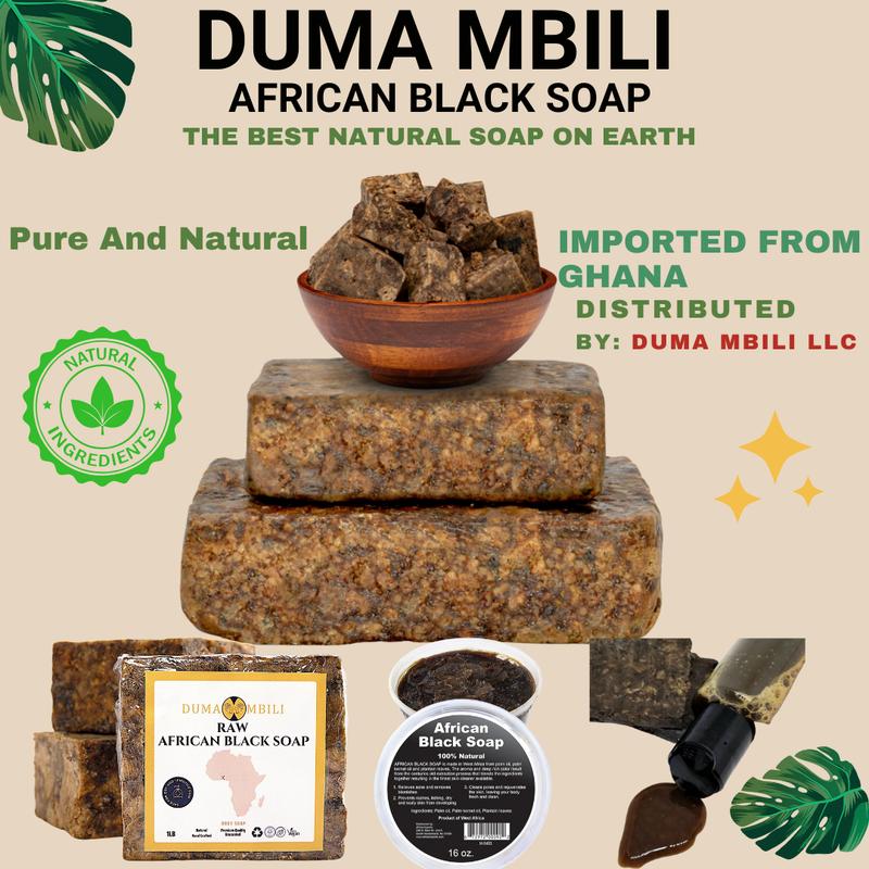 Duma Mbili African Black Soap Paste