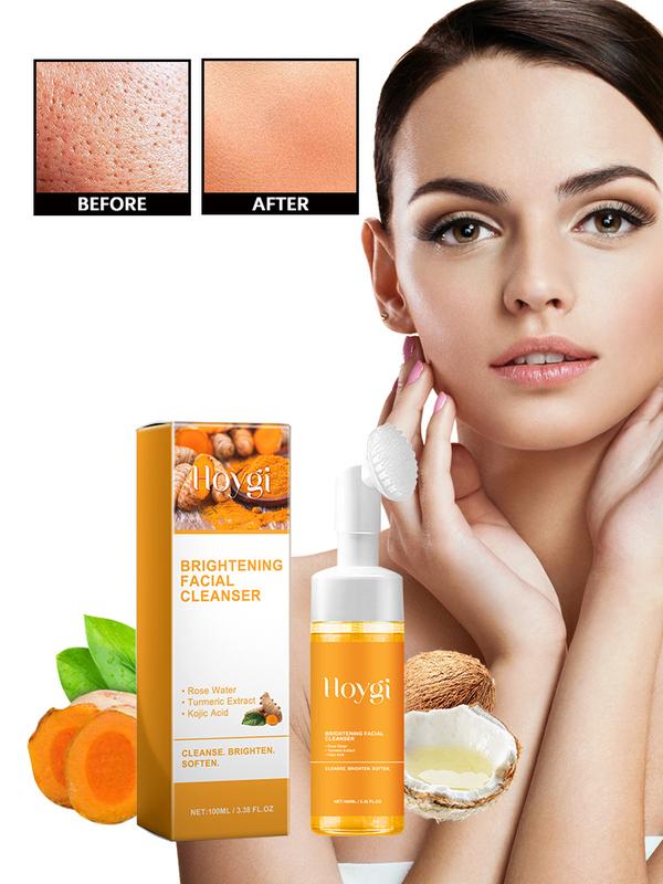 Turmeric Wash and Care two PieceSet, TurmericCleansing Mousse, Turmeric SoapFacial Cleansing Skincare FacialCleansing Cleanser Facial Wash