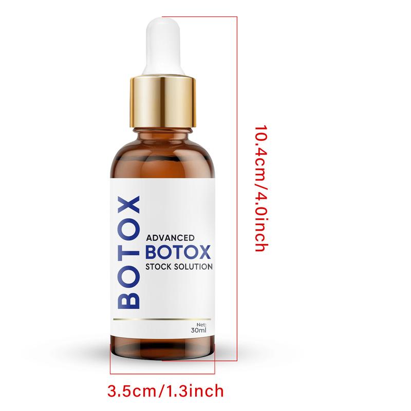 2 bottle Botox Facial Serum, Botox Stock Solution Facial Serum with Vitamins C and E,For deep wrinkles, instant facelift, skin tightening, youthful glow, cleansing and moisturizing