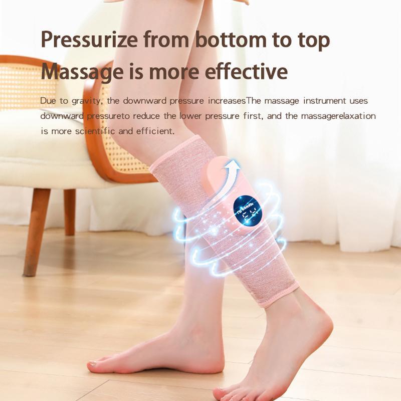 Portable Electric Leg Massager, Cordless Air Pressure Massager, Comfort Electric Massager, Rechargeable Calf Massager for Men & Women, Office Accessories