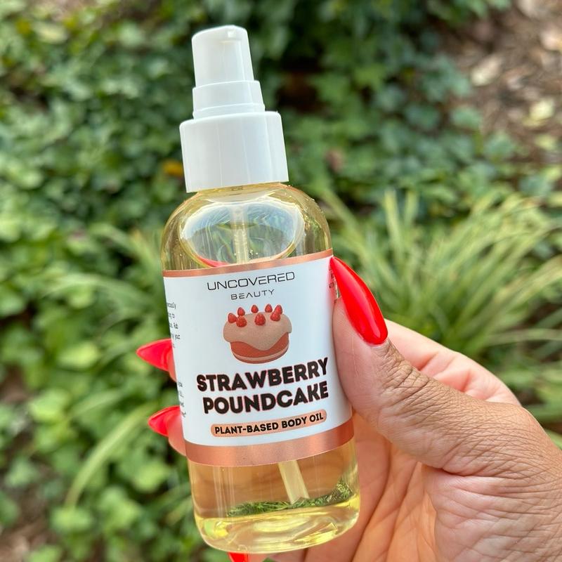 Strawberry Poundcake Plant-Based Moisturizing Body Oil