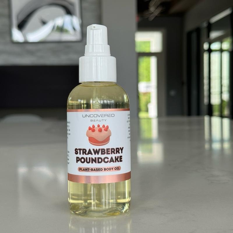 Strawberry Poundcake Plant-Based Moisturizing Body Oil