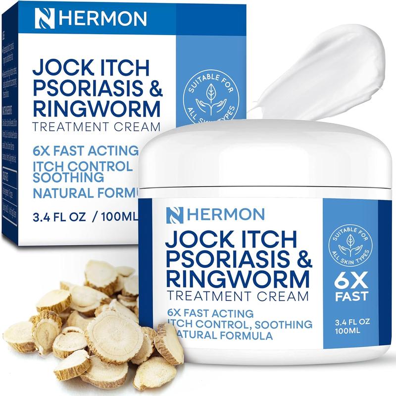 Jock Itch Antifungal Cream, Psoriasis Cream, Ringworm Treatment for Humans, Ringworm Cream for Humans, Foot & Body Balm-100g Body Care Lotions