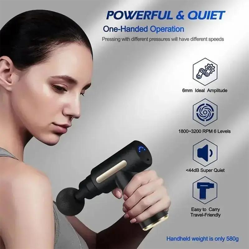 Mini Comfort Electric Fascia Massager: Portable Handheld Relaxation Tool  gun percussion massage