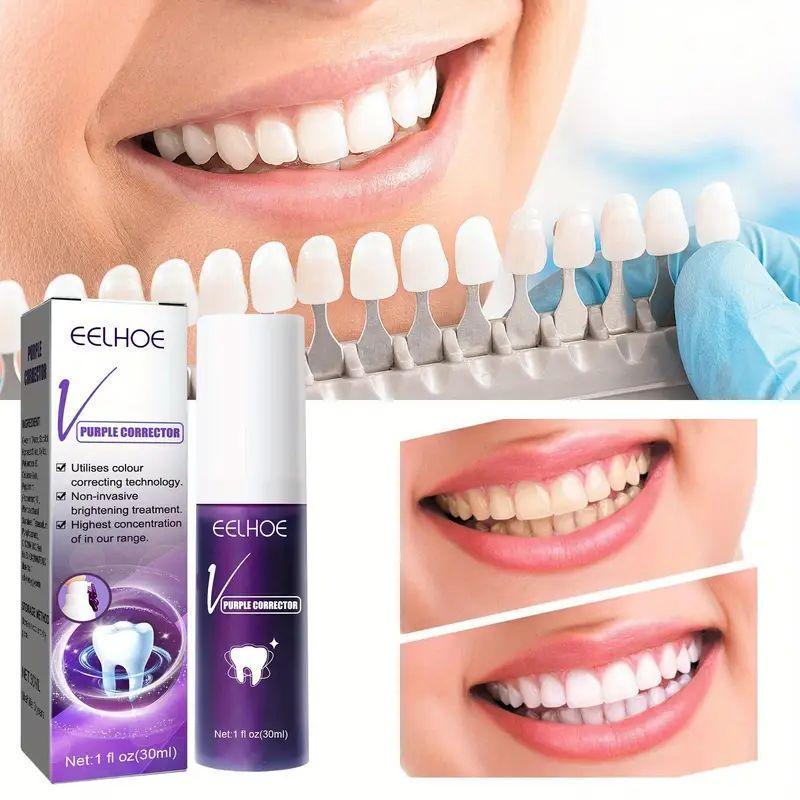 Purple Toothpaste, 1 Box Deep Cleaning Toothpaste, Oral Care Toothpaste for Removing Stains & Brightening Teeth, for Men & Women, Christmas Gift