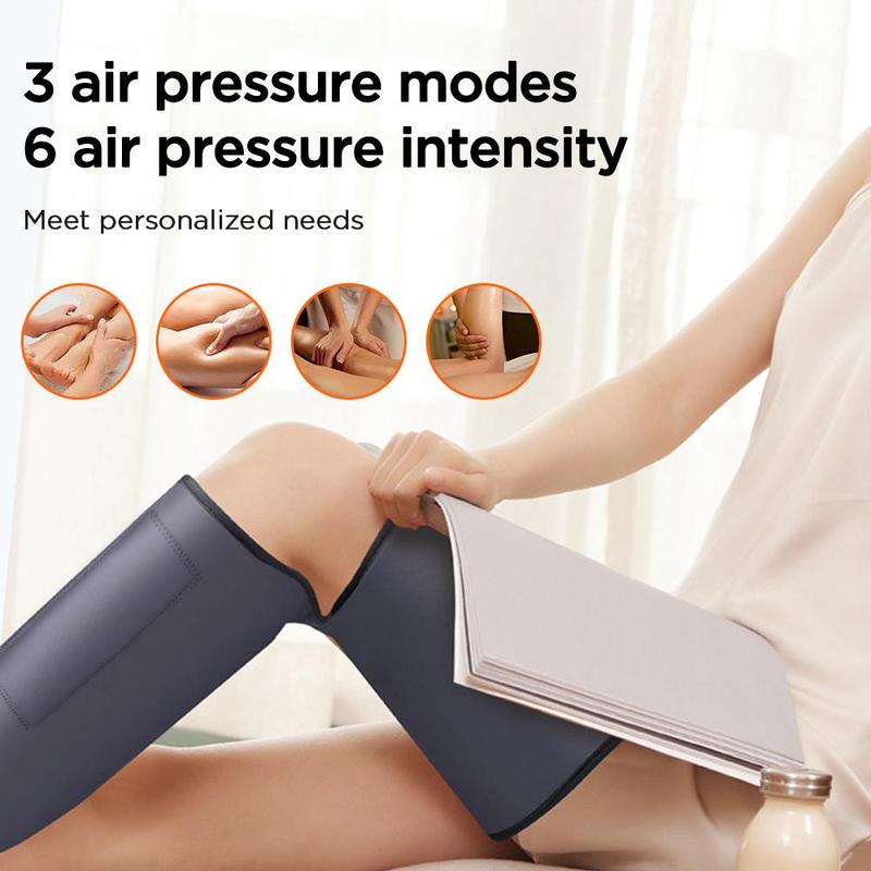 Comfort Leg Massager, 1 Set 3 Modes 3 Segments Leg Massager Machine, Electric Leg Massage Machine for Home Use, Great for Men and Women