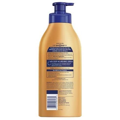 NIVEA NIVEA Cocoa Butter Body Lotion with Deep Nourishing Serum, 20 Fl Oz