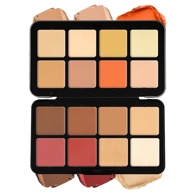 12 Color Matte Blush Palette, Long Lasting Blush Palette, Cheeks Contour Blush Pressed Powder, Natural Look Blush for Daily Makeup