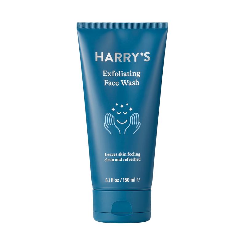 Harry's Exfoliating Face Wash - Gentle Formula with Eucalyptus, Peppermint, and Natural Exfoliants - 150g - Cleansing, Facial Skincare Aloe