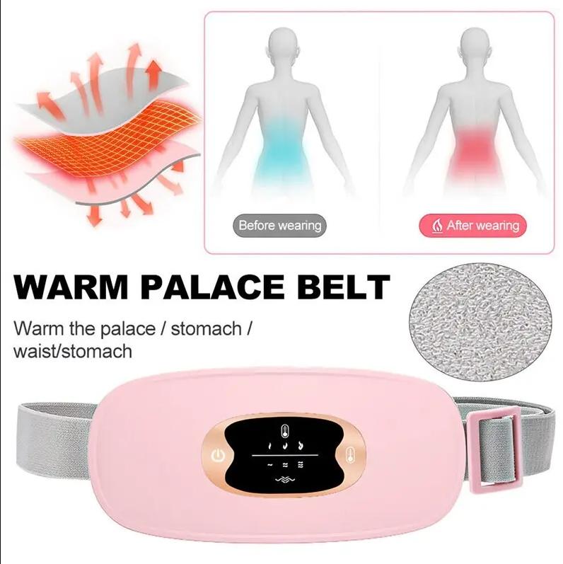 Adjustable BBBounds Cordless Electric Menstrual Heating Pad Belt - Dual Therapy Modes for Soothing Relief - Comfort Lightweight Massager