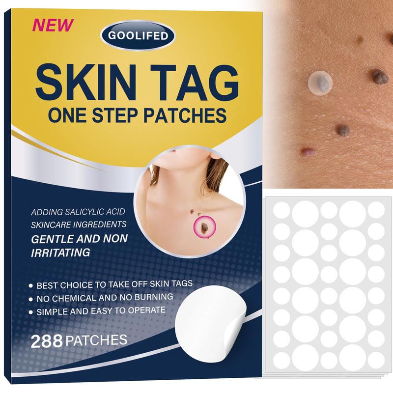 288 PCs Skin Care Patch Suit: Mild and Non-Irritating Wart Mole Acne Concealer Patch-Effective for Face and Foot, Suitable for All Skin Types