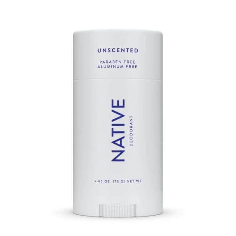 Native Deodorant Contains Naturally Derived Ingredients, 72 Hour Odor Control | Deodorant for Women and Men, Aluminum Free with Baking Soda, Coconut Oil and Shea Butter | Unscented Native