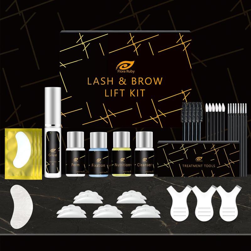 1 Box Eyelash & Eyebrow Perm Kit, Professional Makeup Kit For Women, Lash Lift Kit Private label Professional Brow Lift Lashlift Eyelash Lash Perm, Christmas Gift