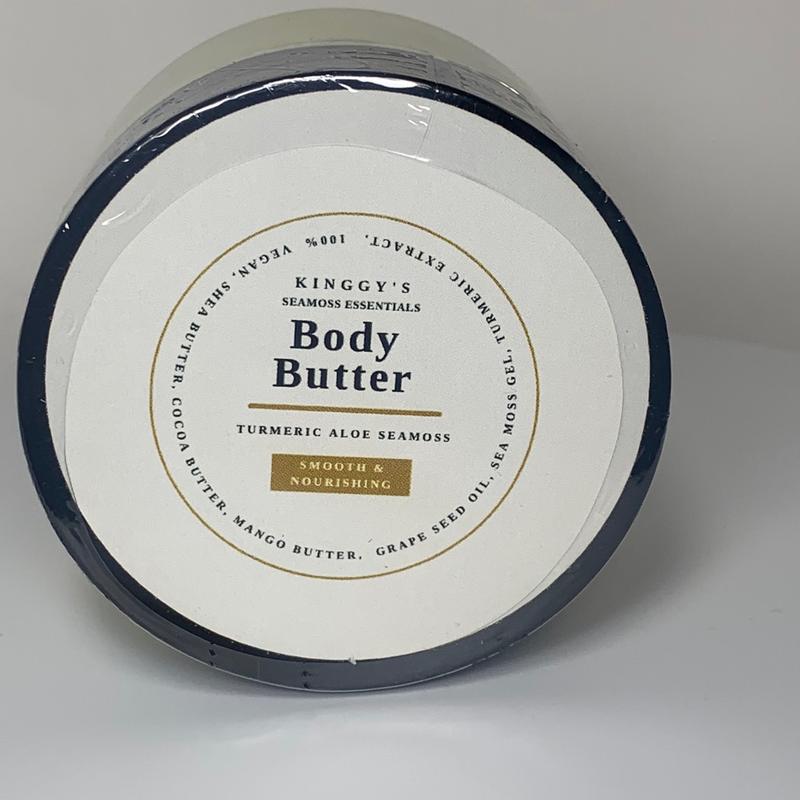 Sea Moss Body Butter - Hydrating and Soothing for Dry, Hyperpigmented, and Acne-Prone Skin - Body Care