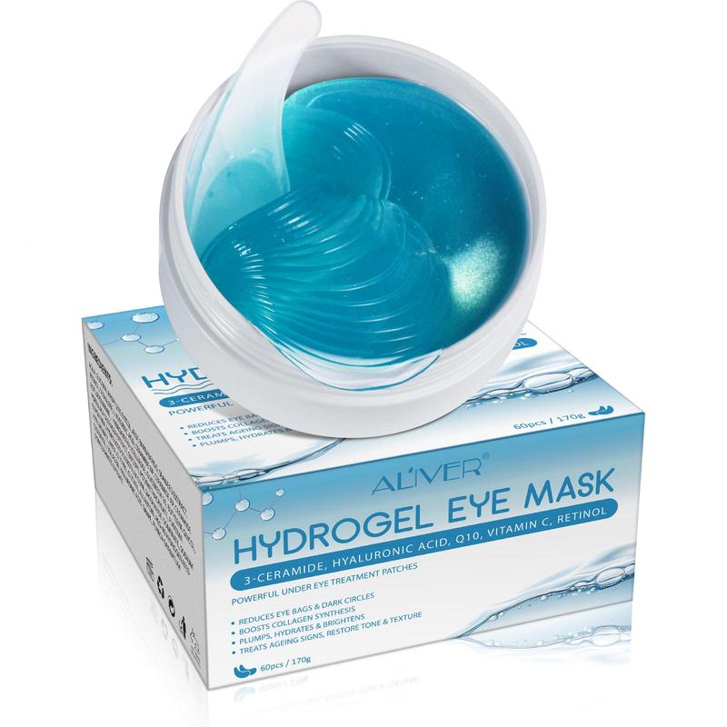 Hydrogel Eye Mask, 60pcs box Collagen Under Eye Patches, Moisturizing Eye Care Mask, Eye Care Product for Women & Men