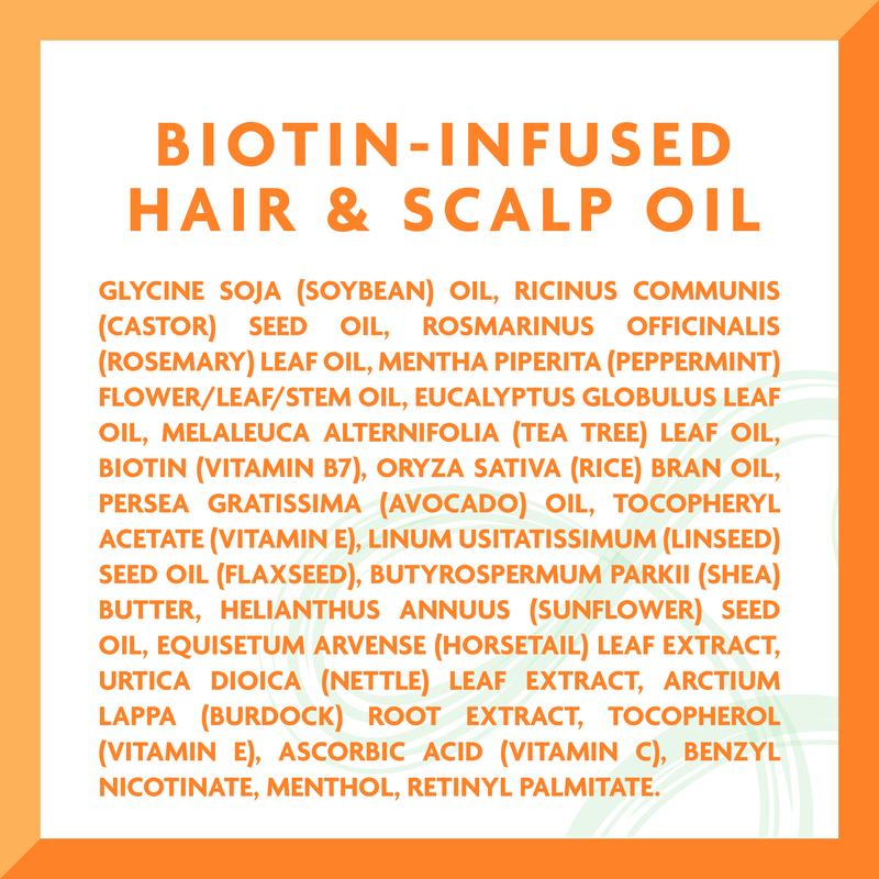 Cantu Biotin-Infused Strengthening Hair & Scalp Oil, 2 fl oz - Promotes Healthy Hair Growth